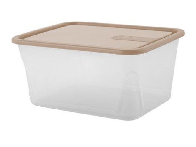 Контейнер для продуктов Sugar&Spice Honey 0,9л прямоугольный латте